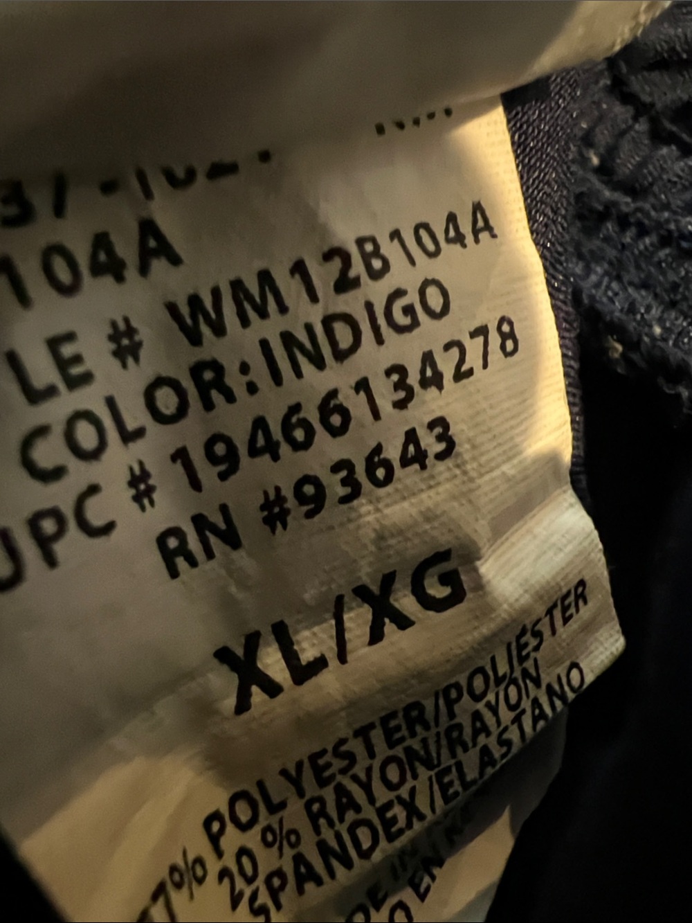 Scrub Navy Drawstring Utility Pants - Picture 6 of 6